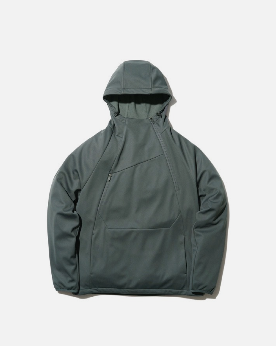 Recycled Soft Shell Hoodie - Forest Green