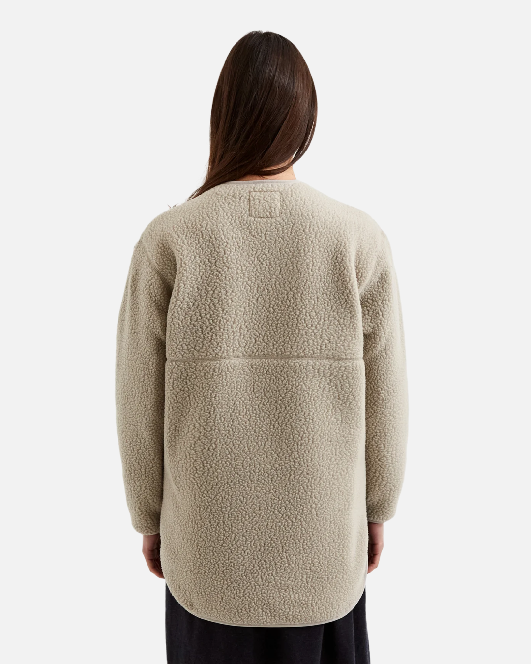 Thermal Boa Fleece Pullover - Beige